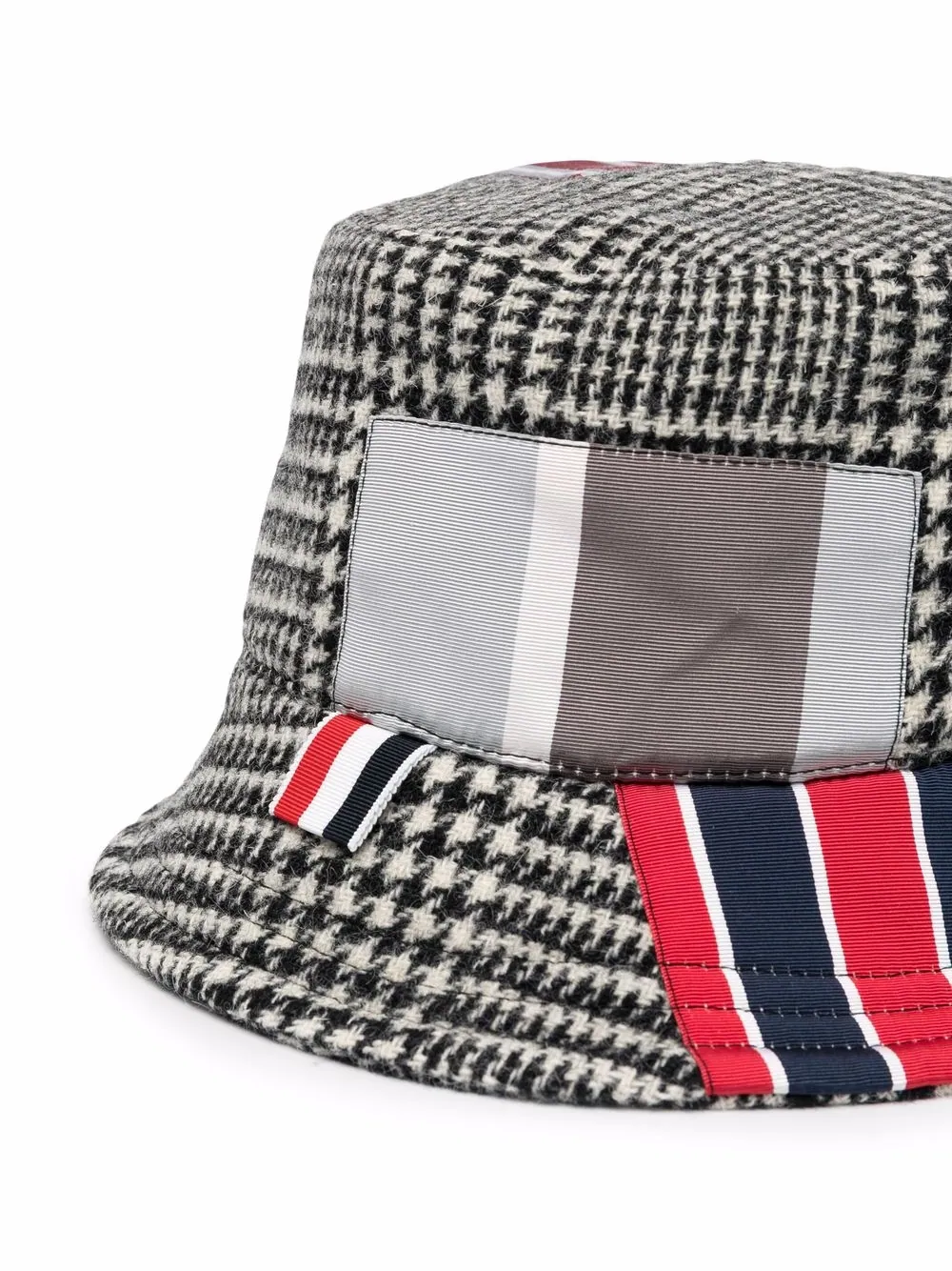 Thom Browne Seamed In Patchwork Bucket Hat Multi 2