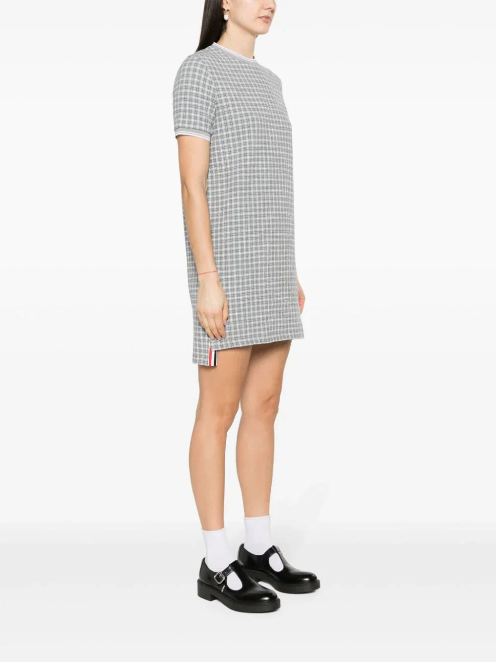 Thom-Browne-Short-Sleeve-Crew-Neck-Dress-Grey-3