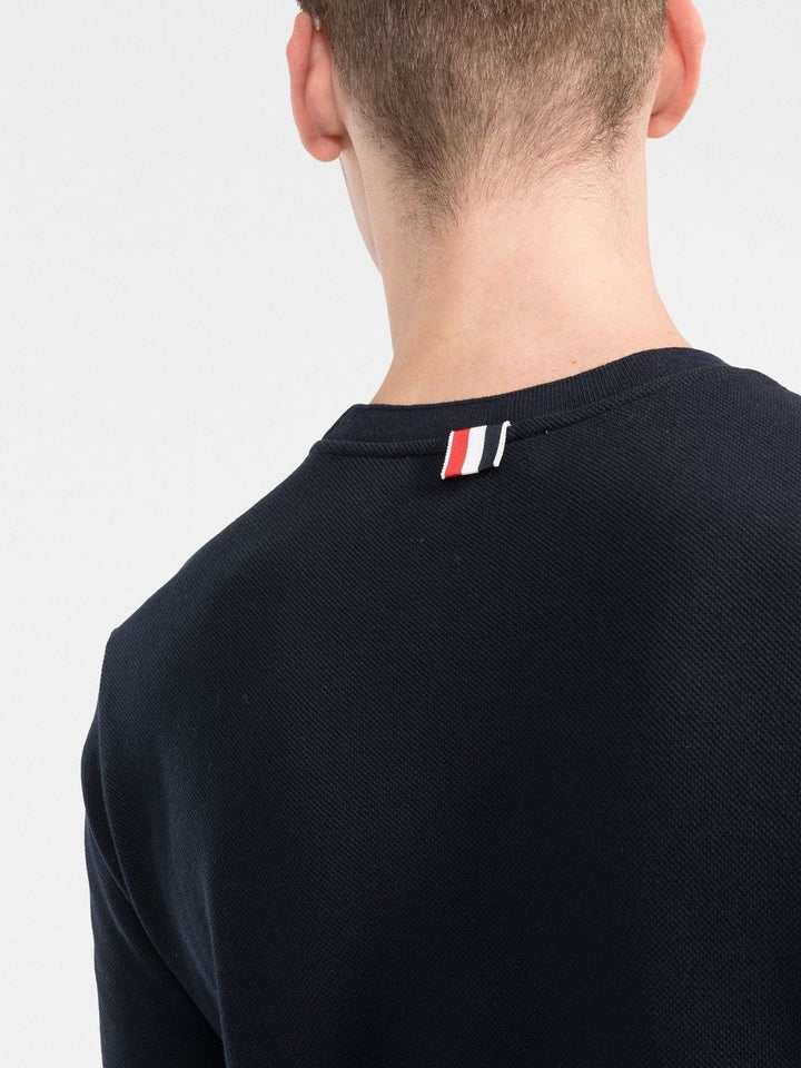 Thom-Browne-Short-Sleeve-Tee-With-Engineered-Navy-5