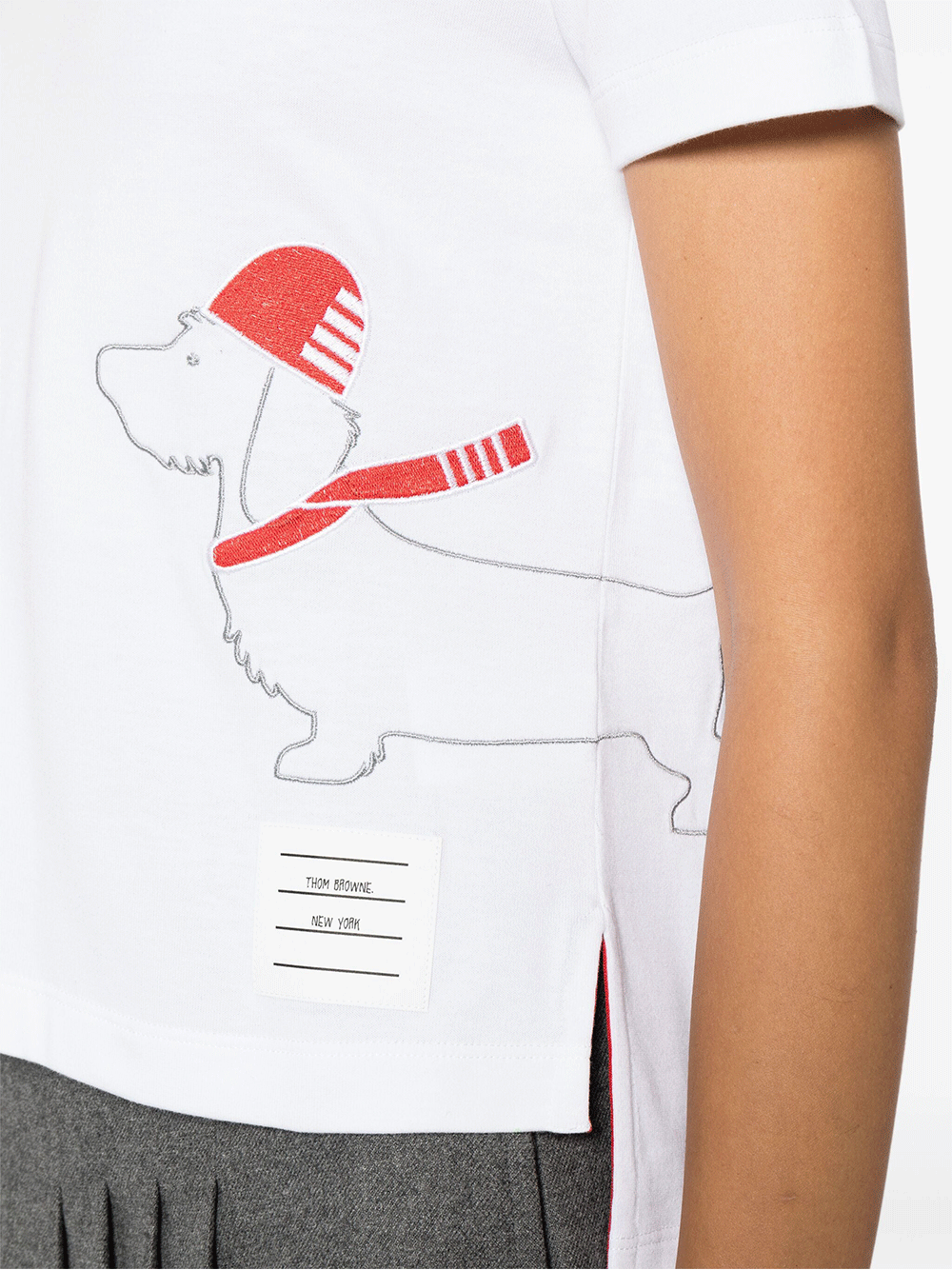 Thom-Browne-Short-Sleeve-Tee-With-Hector-White-5