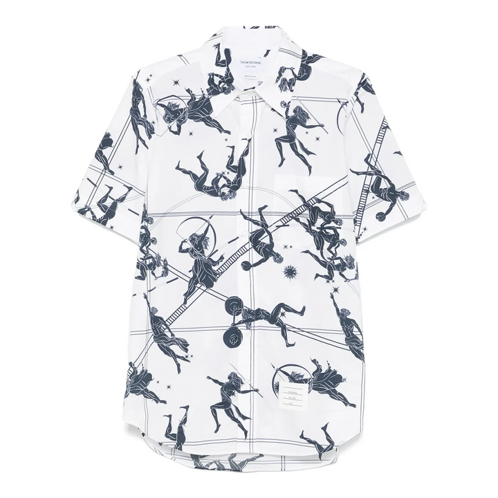 Straight Fit Button Down Shirt