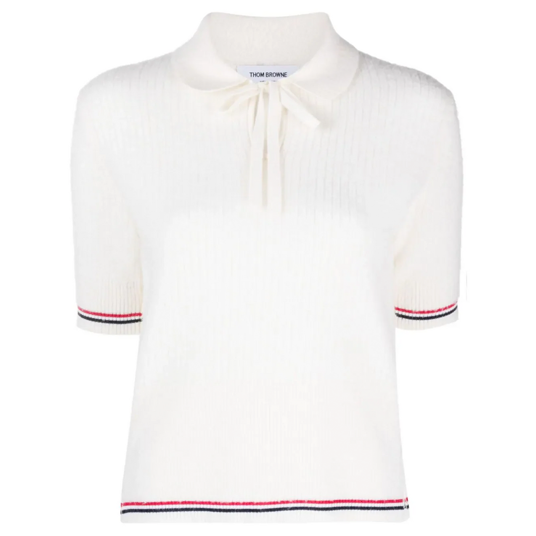 Brushed Tuck Stitch Polo Women