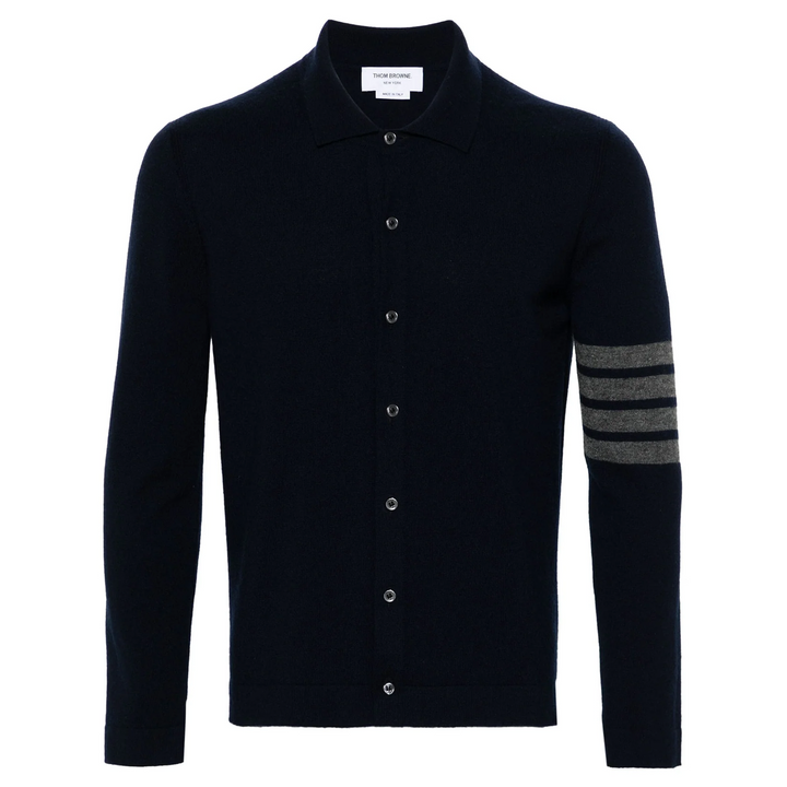 Cashmere Jersey Stitch 4-Bar Shirt Men