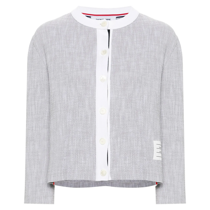 Crew Neck Cardigan In Cotton Women