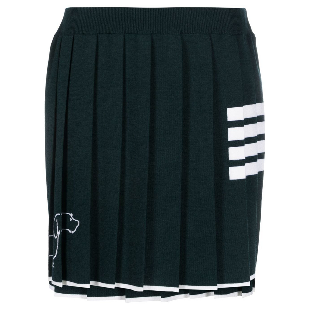 Hector Icon Pleated Mini Skirt