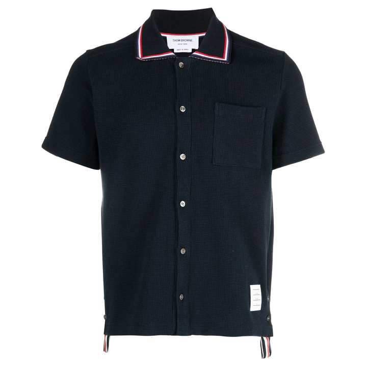 반소매 버튼 다운 셔츠