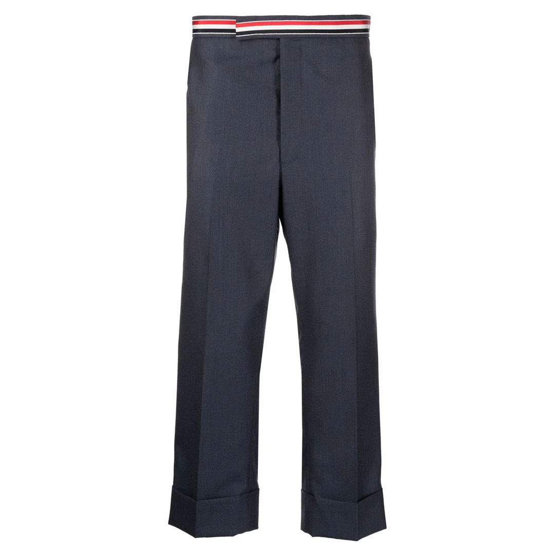 Waistband Low Rise Drop Pants Men