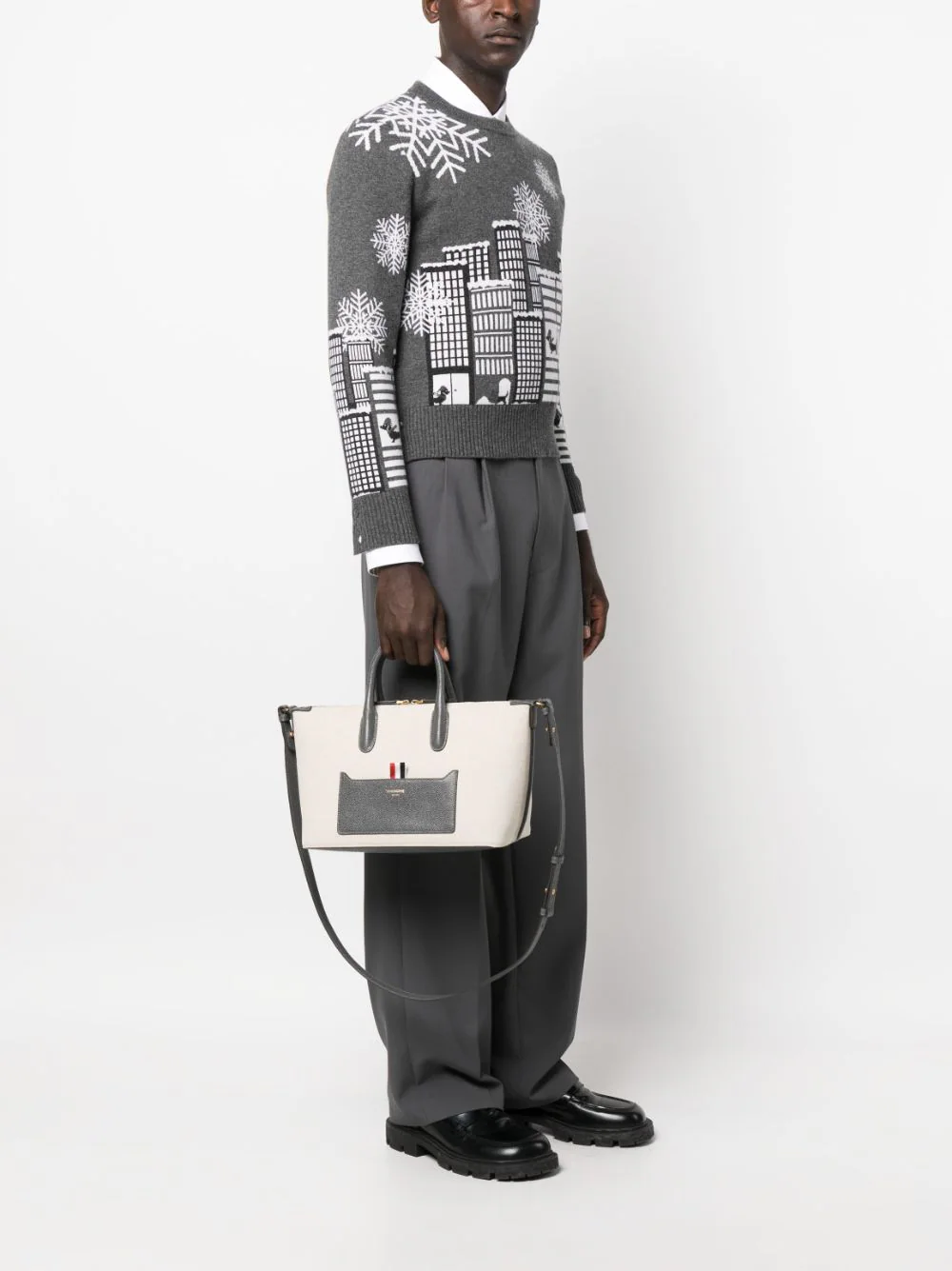 ThomBrowne-GrosgrainLoopToteBag-Natural-2