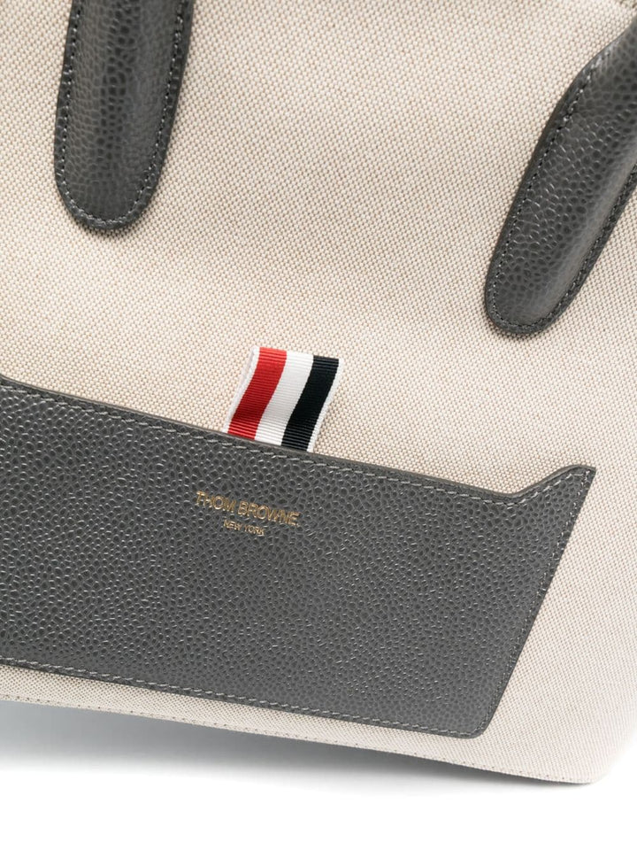 ThomBrowne-GrosgrainLoopToteBag-Natural-4