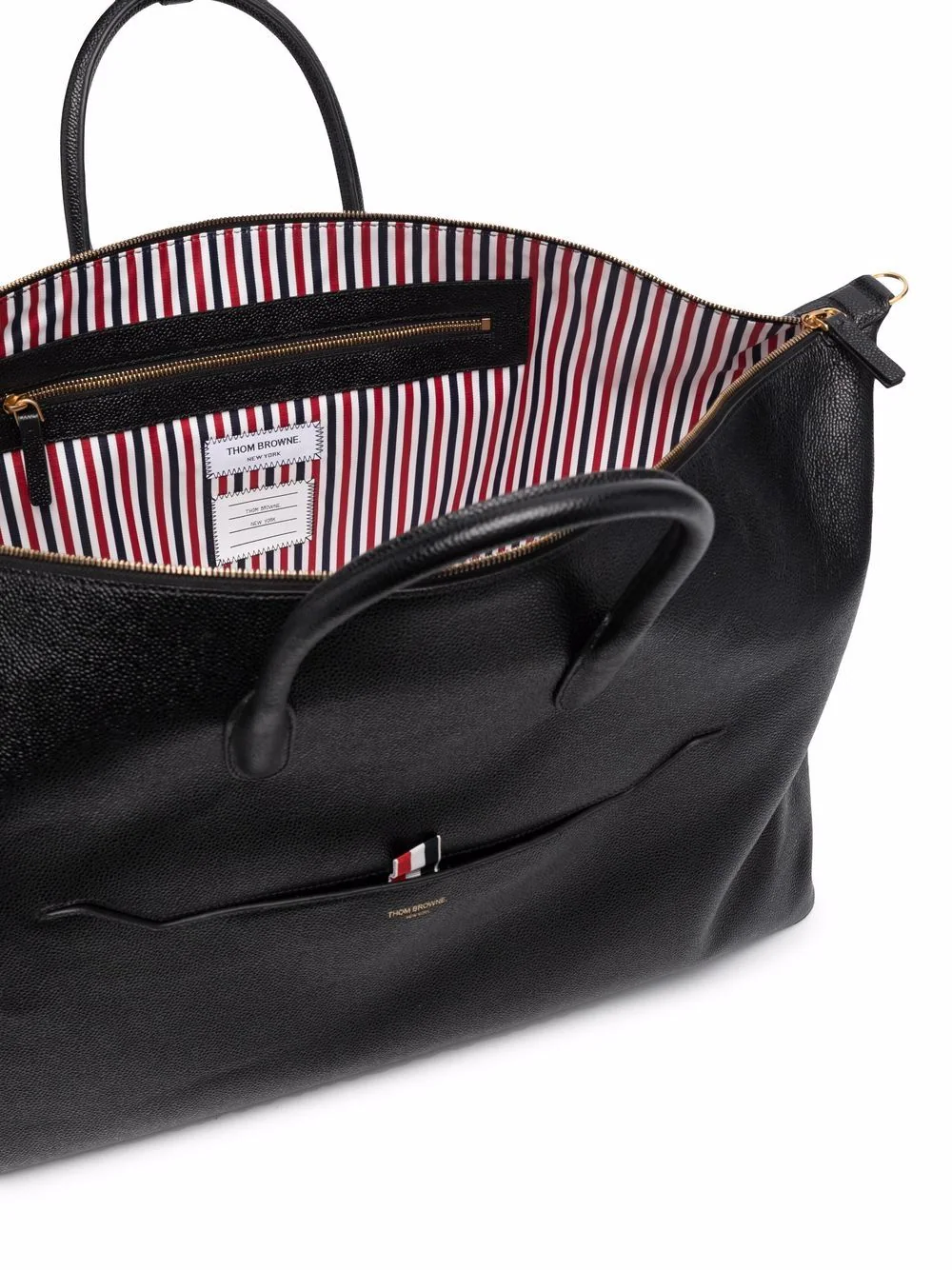 ThomBrowne-PebbleGrainLeatherSoftDuffle-Black-5