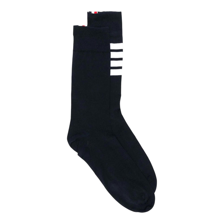 Club21 - Thom Browne - 4 Bar Mid Calf Socks MEN - SOCKS - Black
