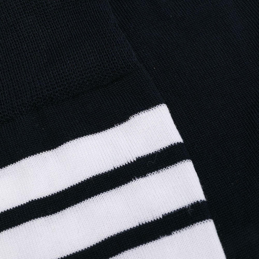 Thom Browne 4 Bar Mid Calf Socks Black 2