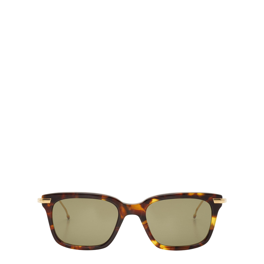 Acetate Titanium Rectangular Sunglasses