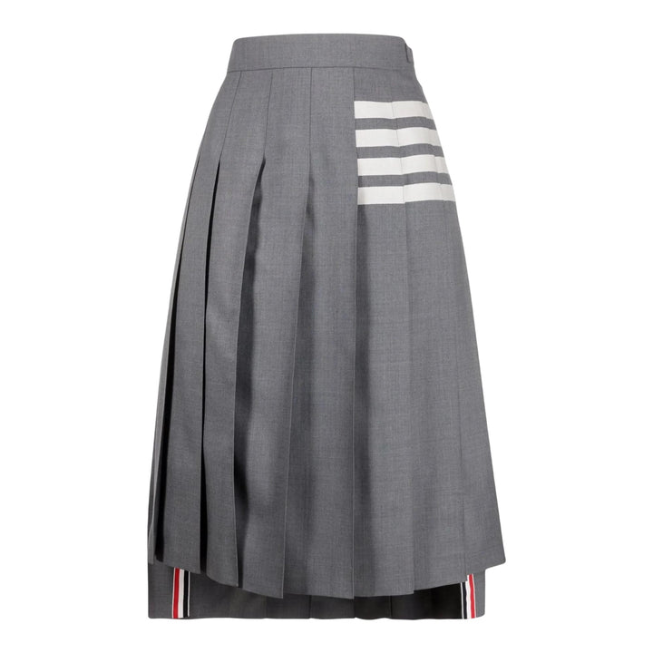 Thom_Browne_Below_Knee_Dropped_Back_Pleated_Skirt_Women_Grey