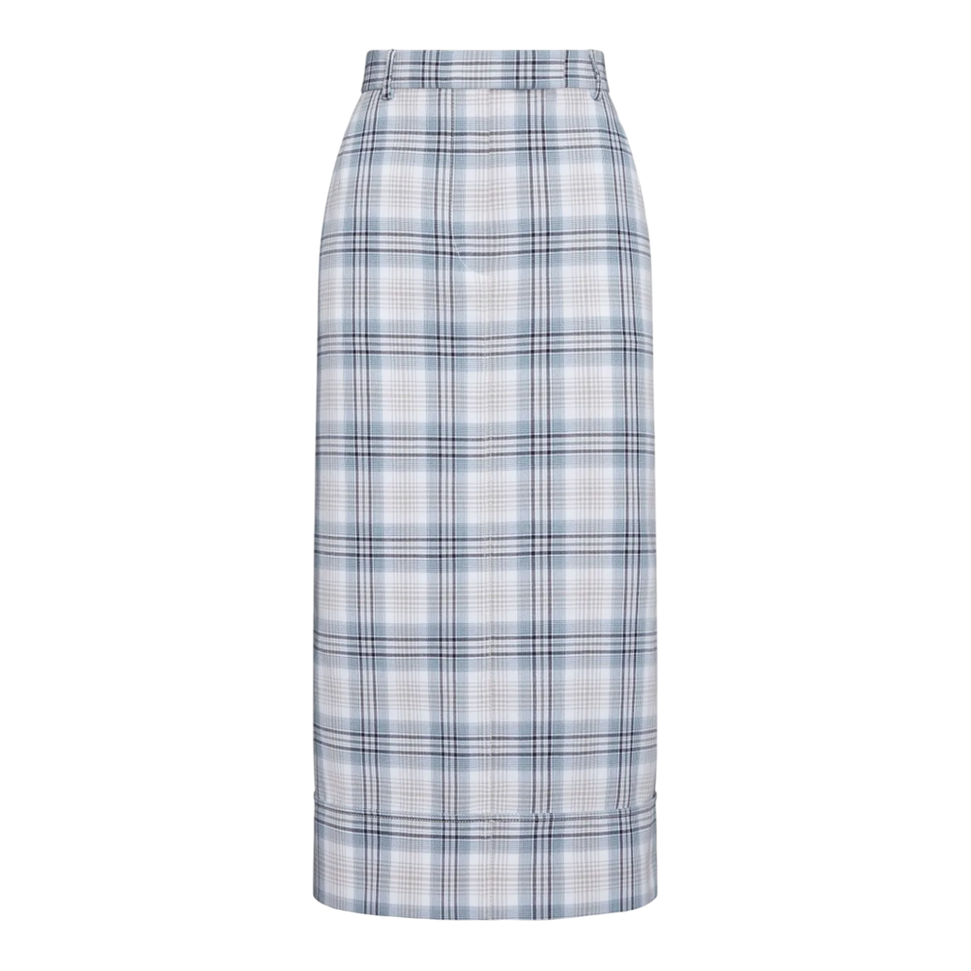 Calf Length Beltloop Sack Skirt