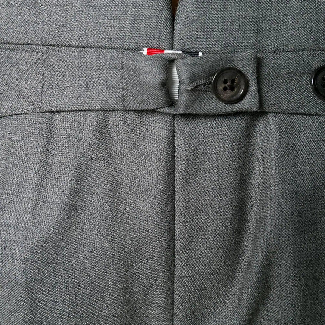 Thom Browne Classic Backstrap Trousers Grey 5