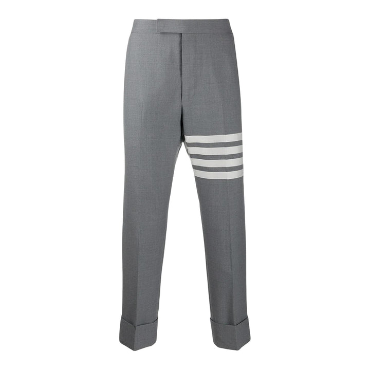 Club21 - Thom Browne - Classic Backstrap Trousers Men - PANTS - Grey