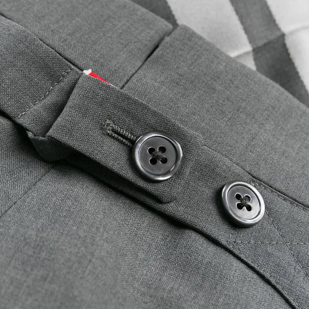 Thom Browne Classic Backstrap Trousers Grey 6