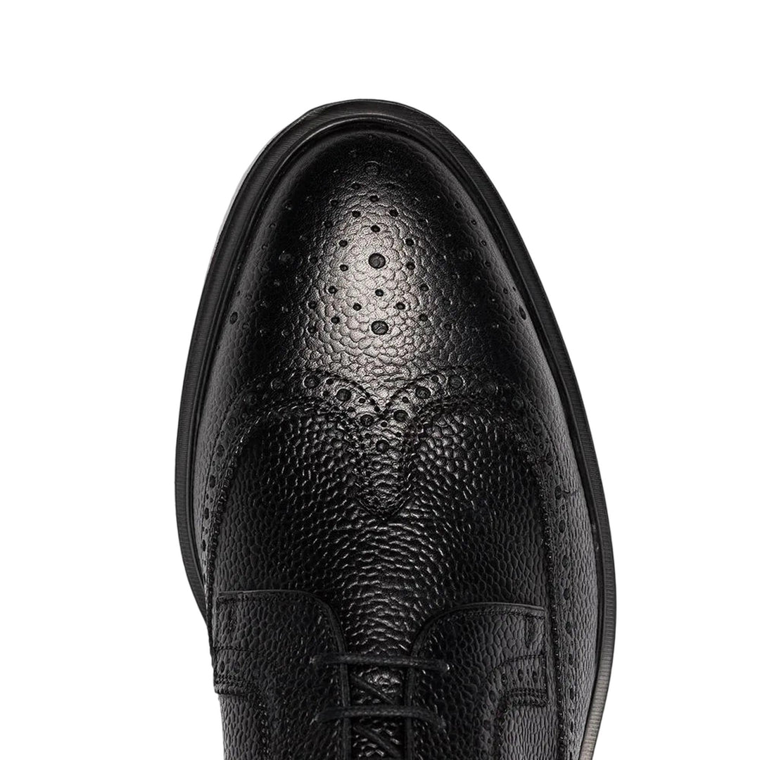 Thom Browne Classic Longwing Brogue Shoes Black 4