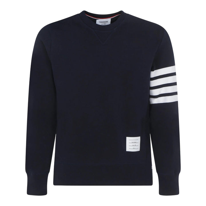 Club21 - Thom Browne - Classic Loopback 4-Bar Sweatshirt Men - SWEATSHIRTS - Navy