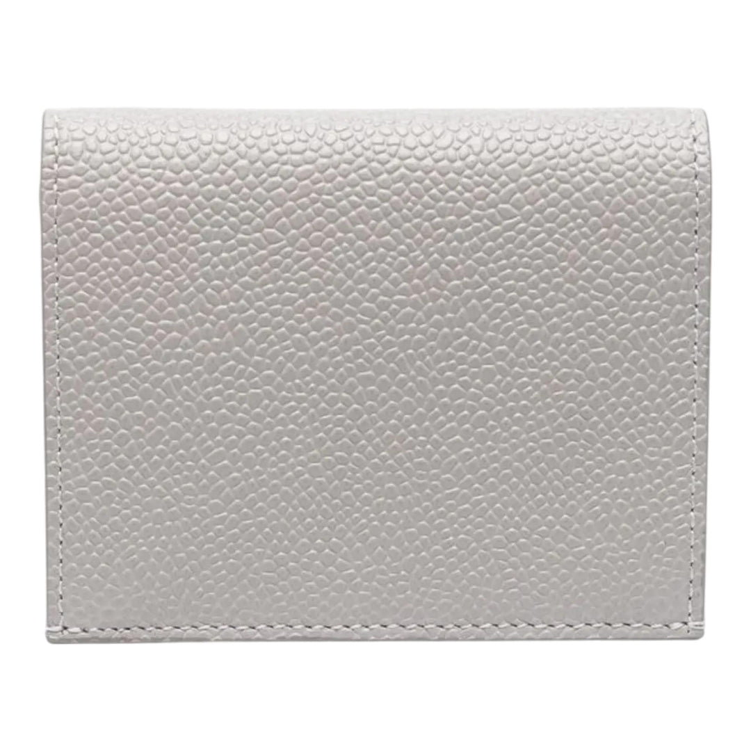 Club21 - Thom Browne - Double Card Holder In Pebble Grain Men - CARD CASES - Dark Grey