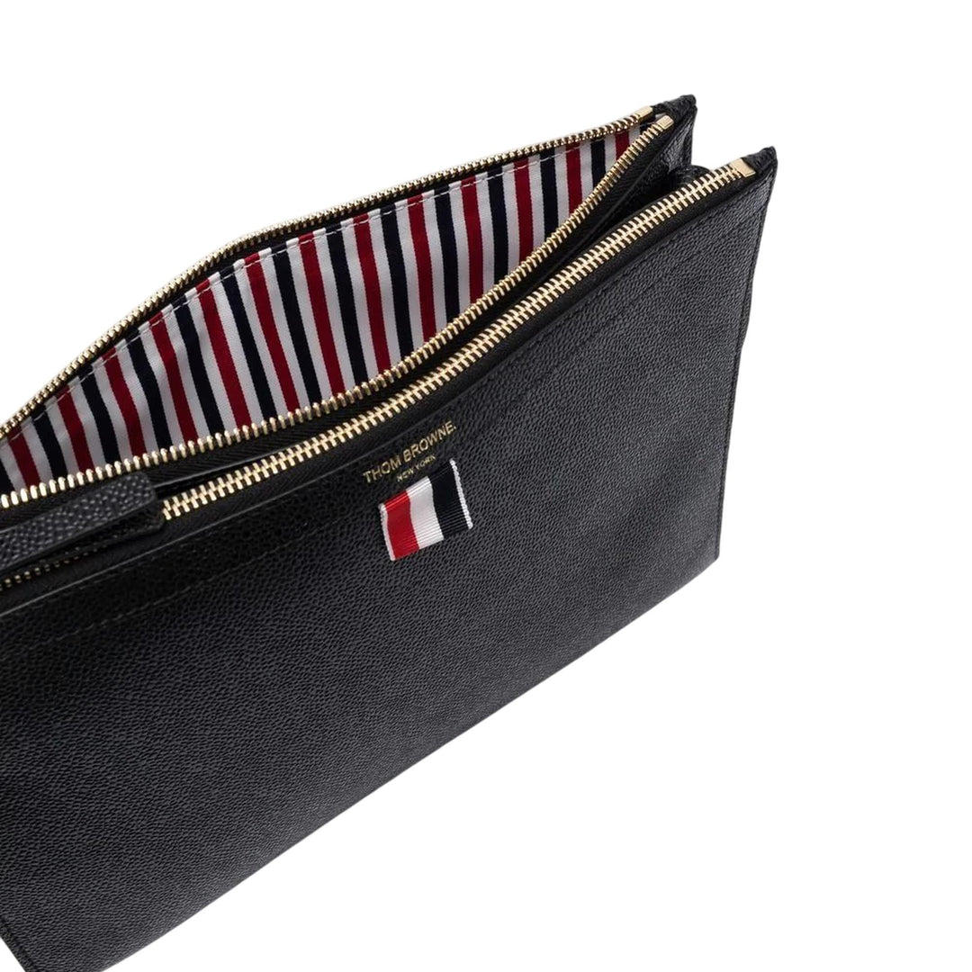 Club21 - Thom Browne - Double Zip Document Holder Men - DOC. HOLDERS - Black