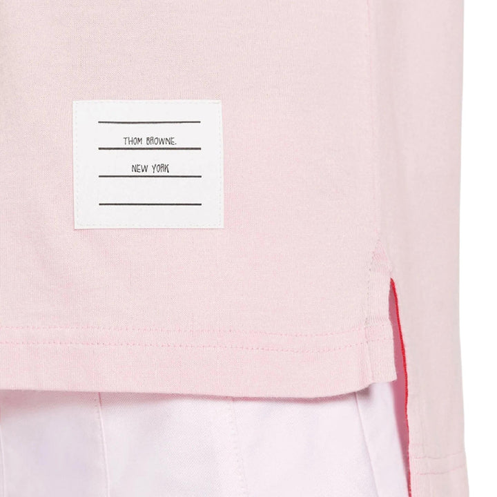 Club21 - Thom Browne - Essential Short Sleeve Tee - TEES - Pink