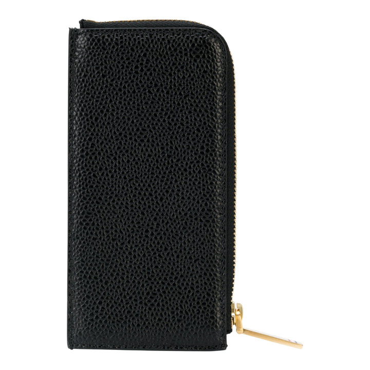 Club21 - Thom Browne - Half Zip Around Wallet Men - WALLETS - Black