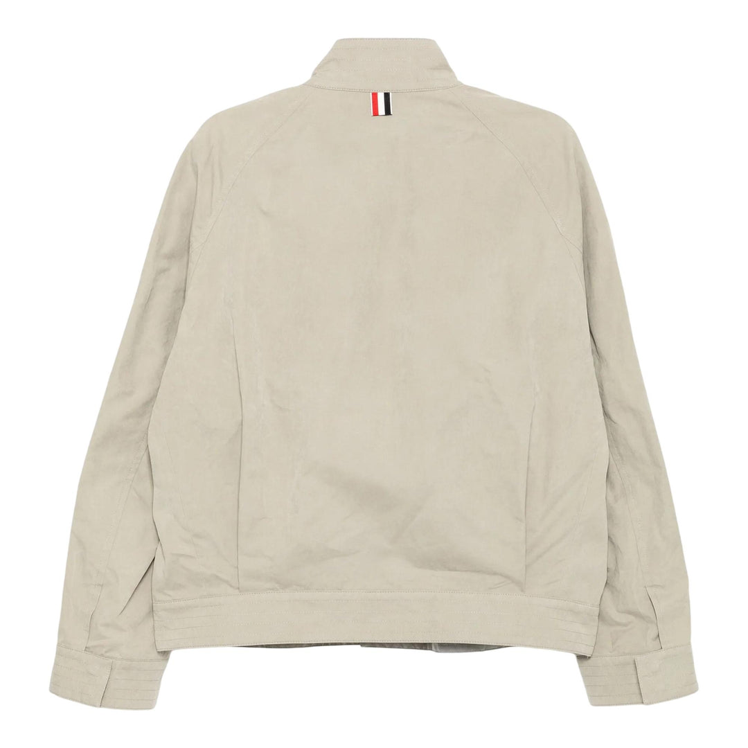 Club21 - Thom Browne - Harrington Raglan Band Collar Blouson - BLOUSON - Khaki