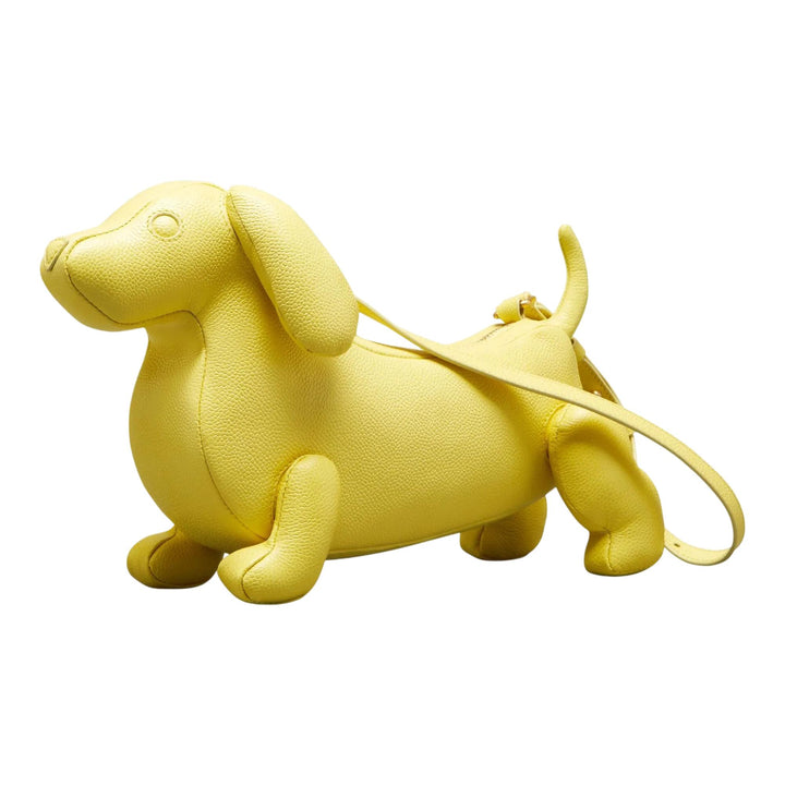 Club21 - Thom Browne - Hector Baguette Bag In Pebble - HANDBAGS - Yellow