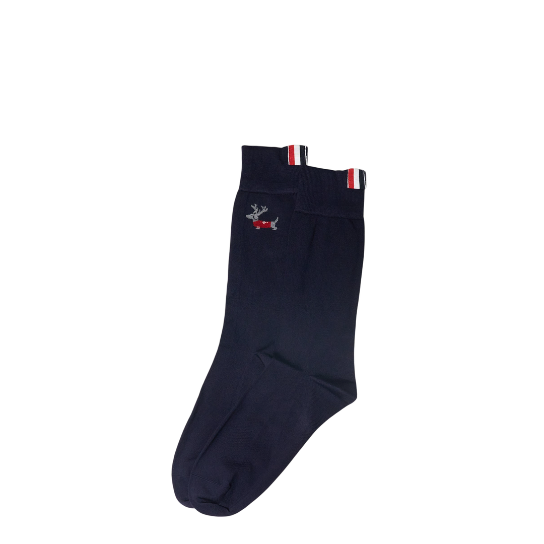 Holiday Reindeer Snowflake Socks