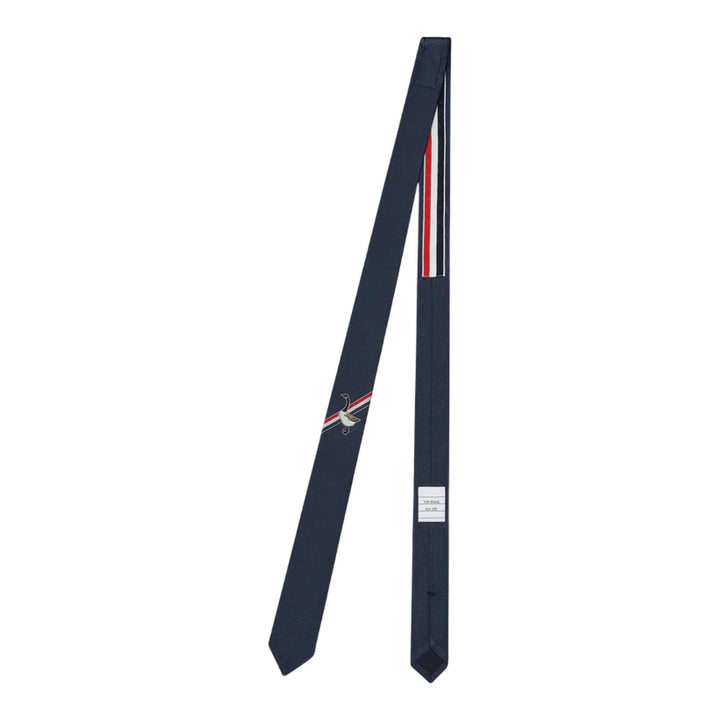 Club21 - Thom Browne - Jacquard Goose Icon Tie Men - TIES - Navy