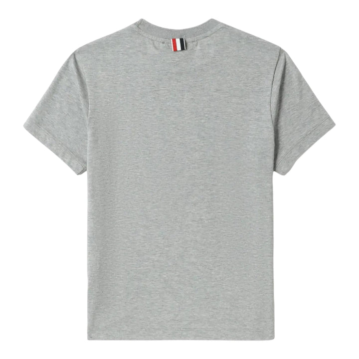 Club21 - Thom Browne - Jersey Relaxed Side Slit Tee Women - TEES - Light Grey