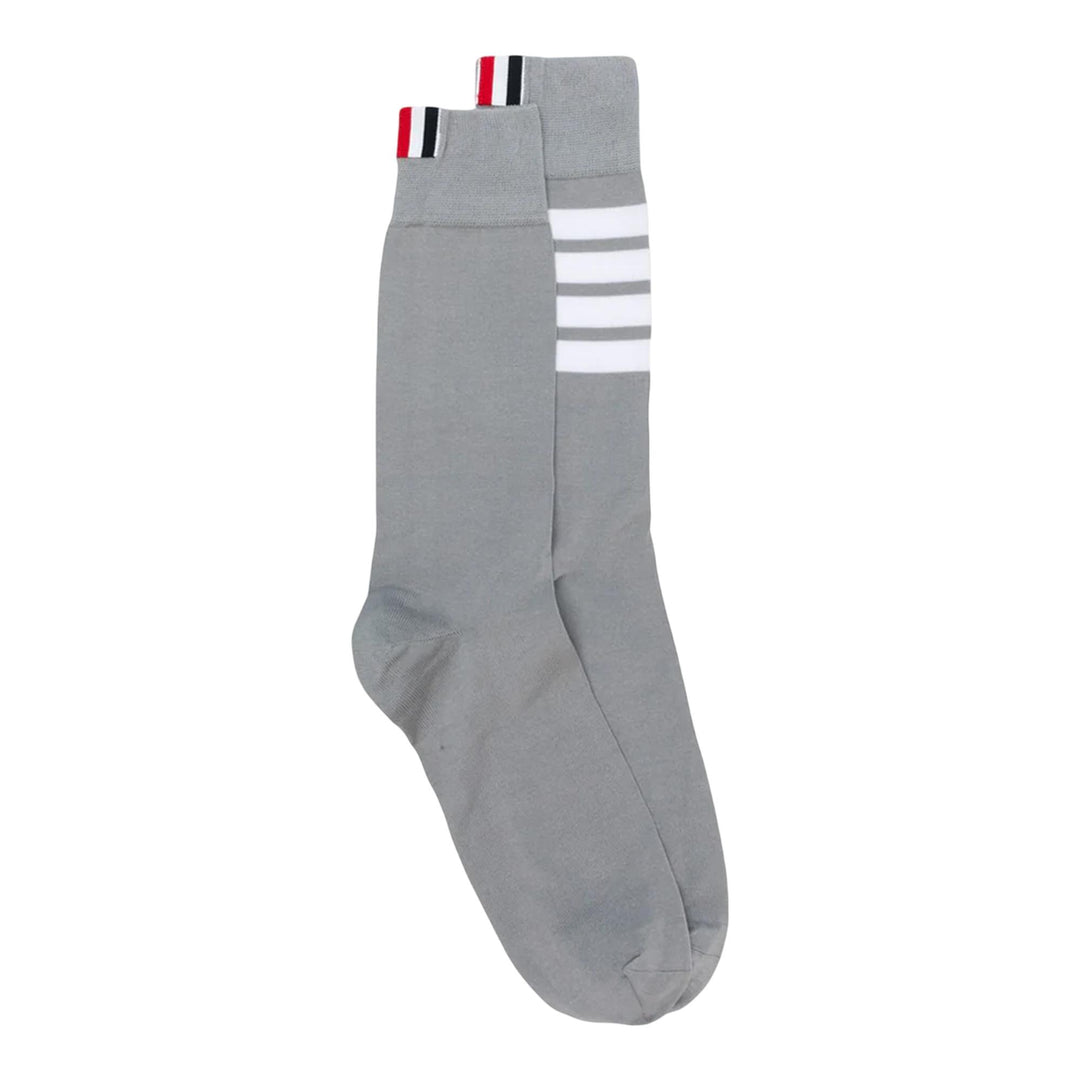 Club21 - Thom Browne - Mid Calf Socks Men - SOCKS - Grey