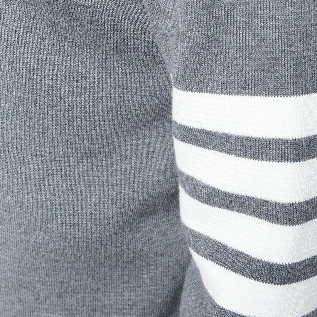 Club21 - Thom Browne - Milano Stitch Crew Neck Pullover Men - SWEATSHIRTS - Grey