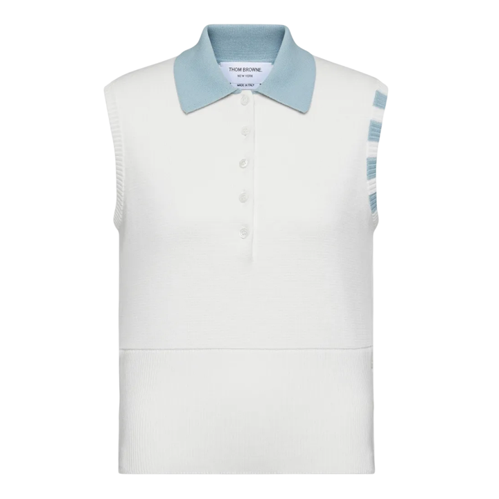 Milano Stitch Sleeveless Polo