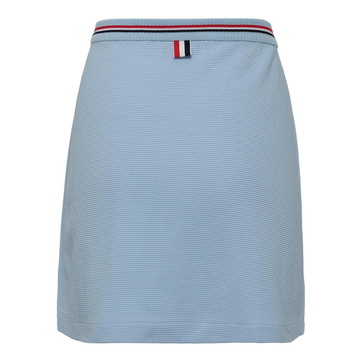 Club21 - Thom Browne - Mini Wrap Skirt In Light Weight Cotton - SKIRTS - Light Blue