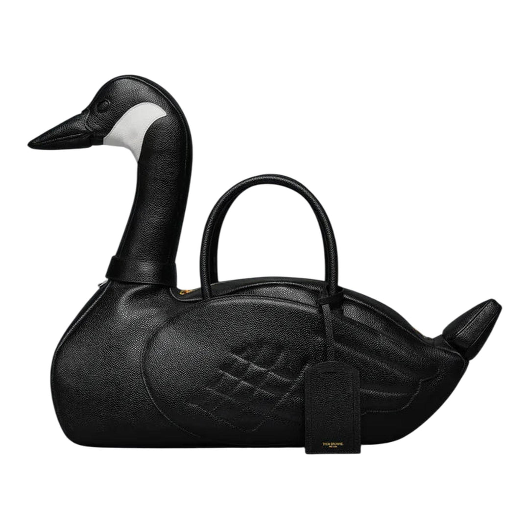Club21 - Thom Browne - Pebble Grain Goose Bag Men - TOTES - Black
