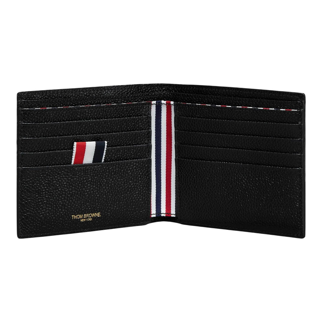 Club21 - Thom Browne - Pebble Grain Goose Embroidery Bilfold Men - WALLETS - Black
