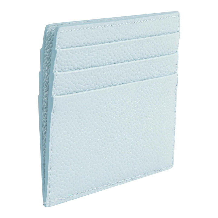 Club21 - Thom Browne - Pebble Grain Note Compartment Card Holder Men - CARD CASES - Light Blue
