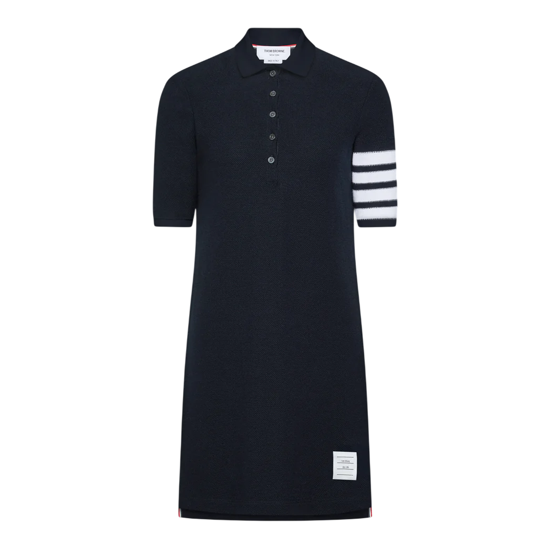 Polo Dress Textured Pique