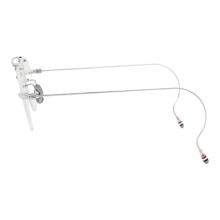 Club21 - Thom Browne - Rimless Aviator Eyeglasses - EYEWEAR - Silver