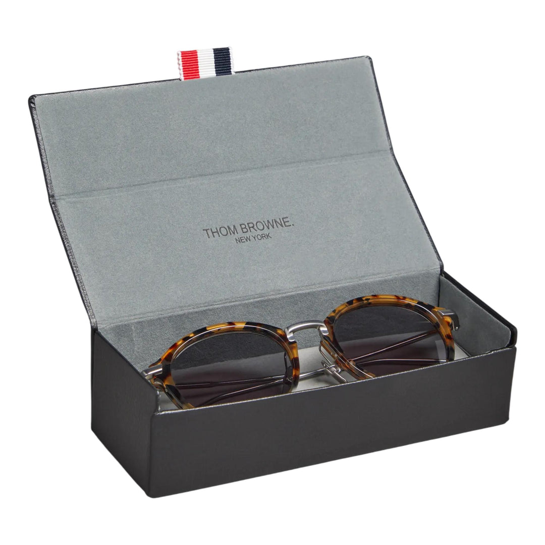 Club21 - Thom Browne - Round Sunglasses In Acetate Unisex - EYEWEAR - Brown
