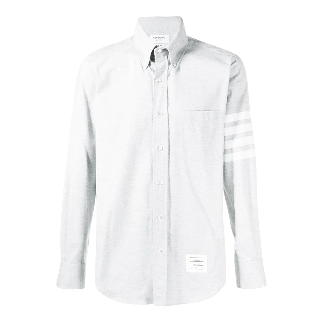Club21 - Thom Browne - Straight Fit Long Sleeve Shirt Men - SHIRTS - Grey