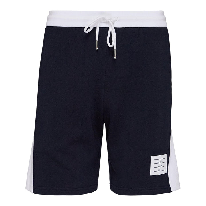Club21 - Thom Browne - Sweat Shorts With Engineered 4 Bar Men - SHORTS - Navy
