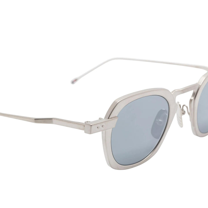 Club21 - Thom Browne - Titanium Square Sunglasses Unisex - EYEWEAR - Silver