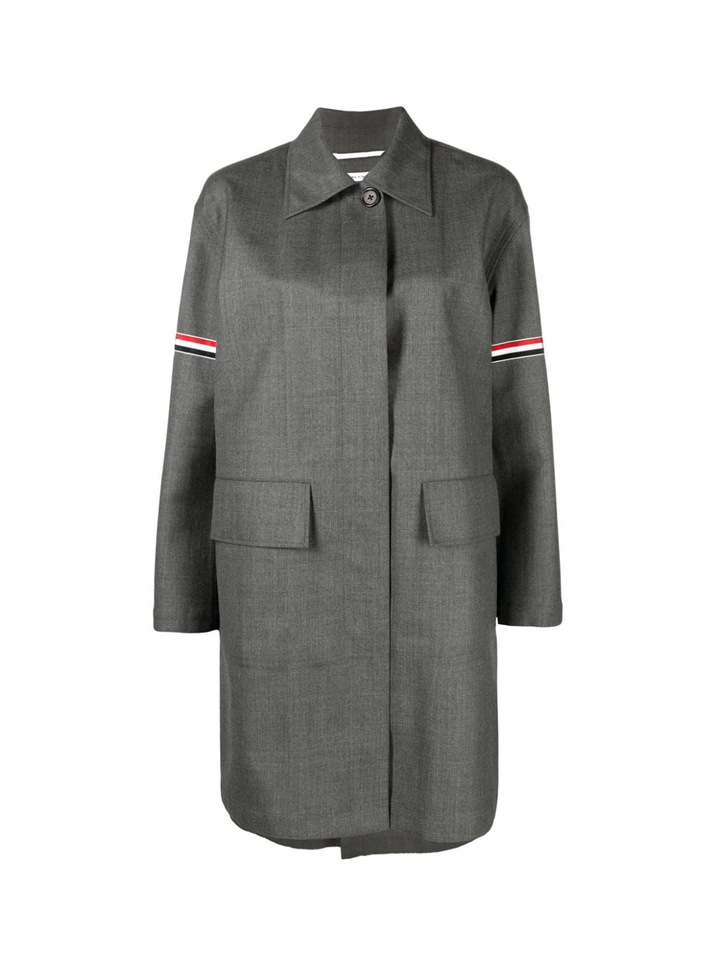 Thom_Browne_Wool_Twill_Armband_Bal_Collar_Raincoat-Grey