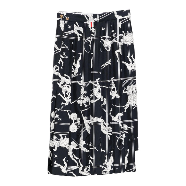 Club21 - Thom Browne - Woven Skirt Women - SKIRTS - Navy