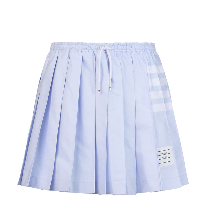 Mini Drawstring Pleated Skirt
