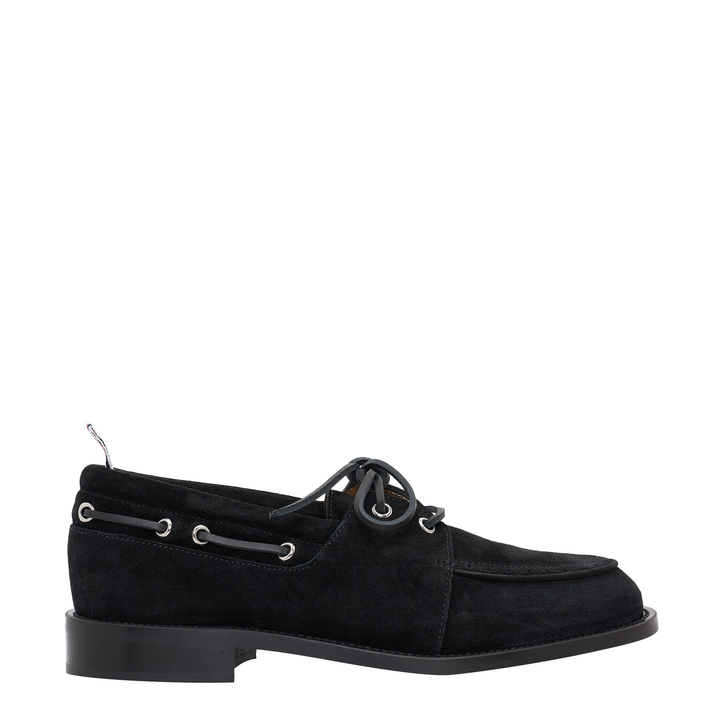 Padded Suede Boat Shoe